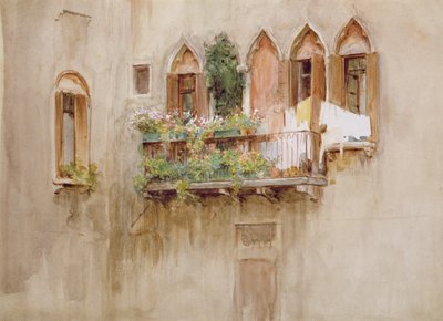 Venetian Balcony by Walter Frederick Roofe Tyndale